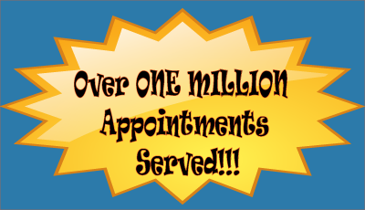 One million appointments served Free! Online Appointment Scheduling Software